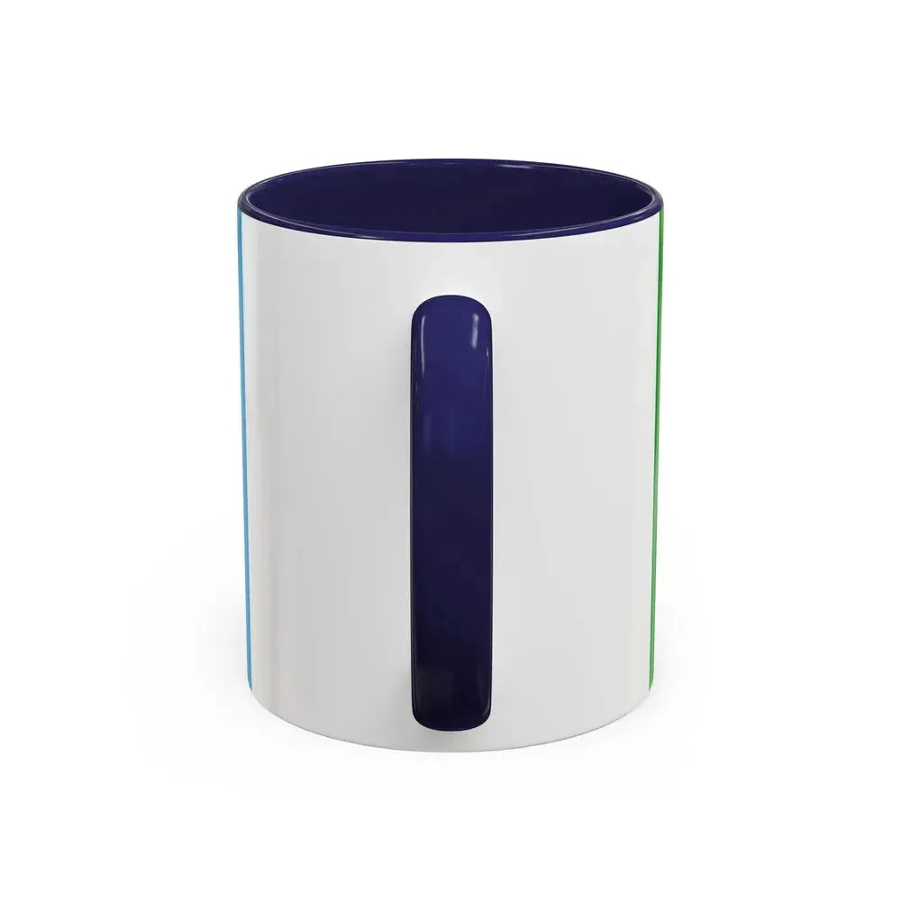 Flag of Liguria Italy - Accent Coffee Mug - Go Mug Yourself