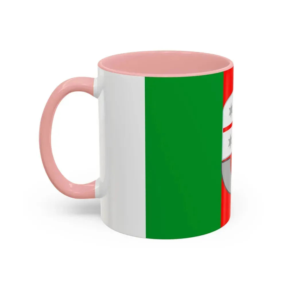 Flag of Liguria Italy - Accent Coffee Mug - Go Mug Yourself