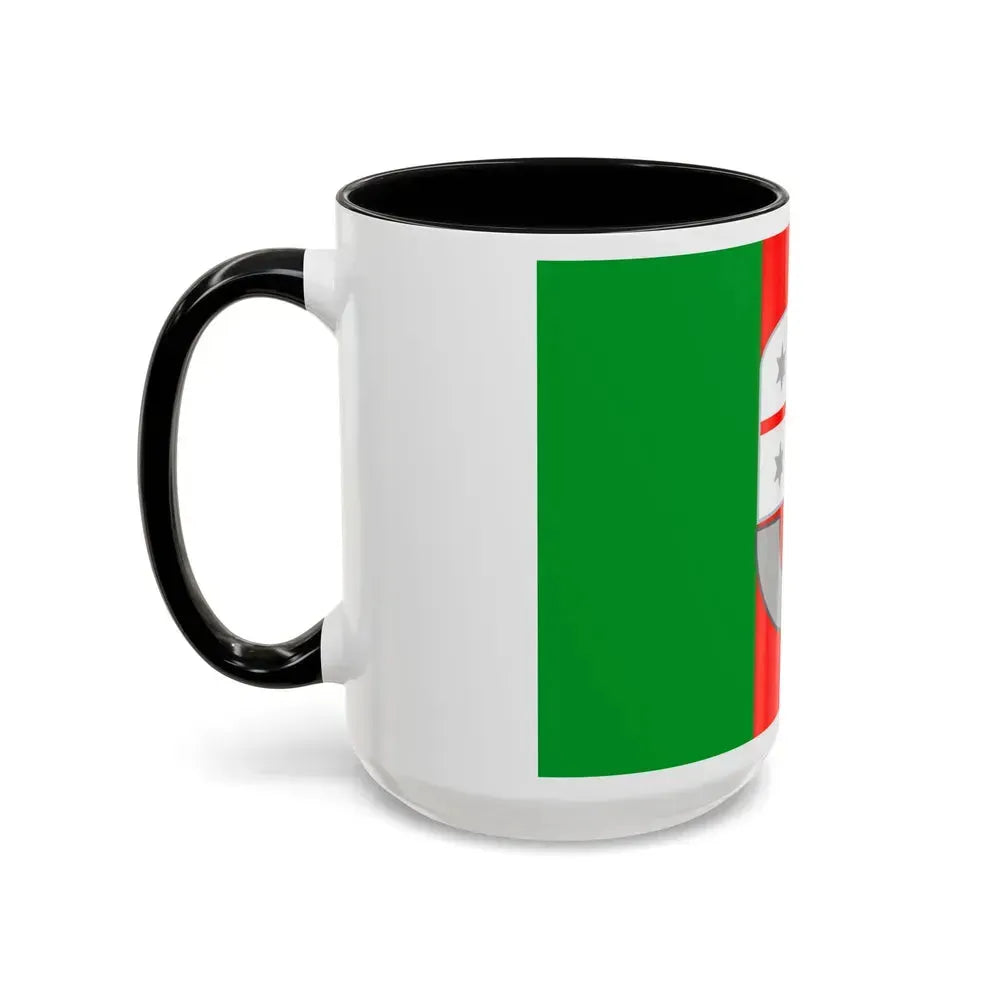 Flag of Liguria Italy - Accent Coffee Mug - Go Mug Yourself