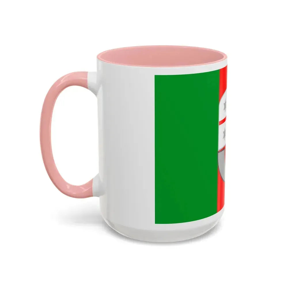 Flag of Liguria Italy - Accent Coffee Mug - Go Mug Yourself