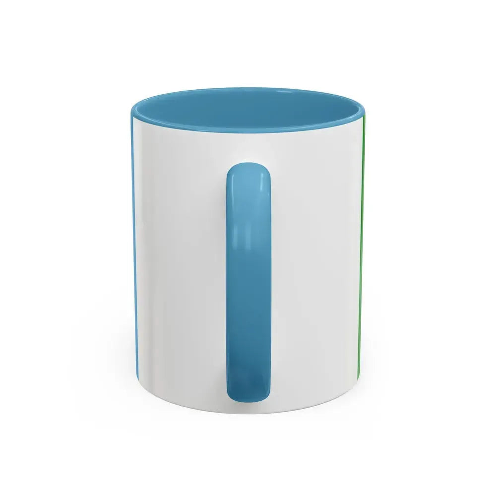 Flag of Liguria Italy - Accent Coffee Mug - Go Mug Yourself