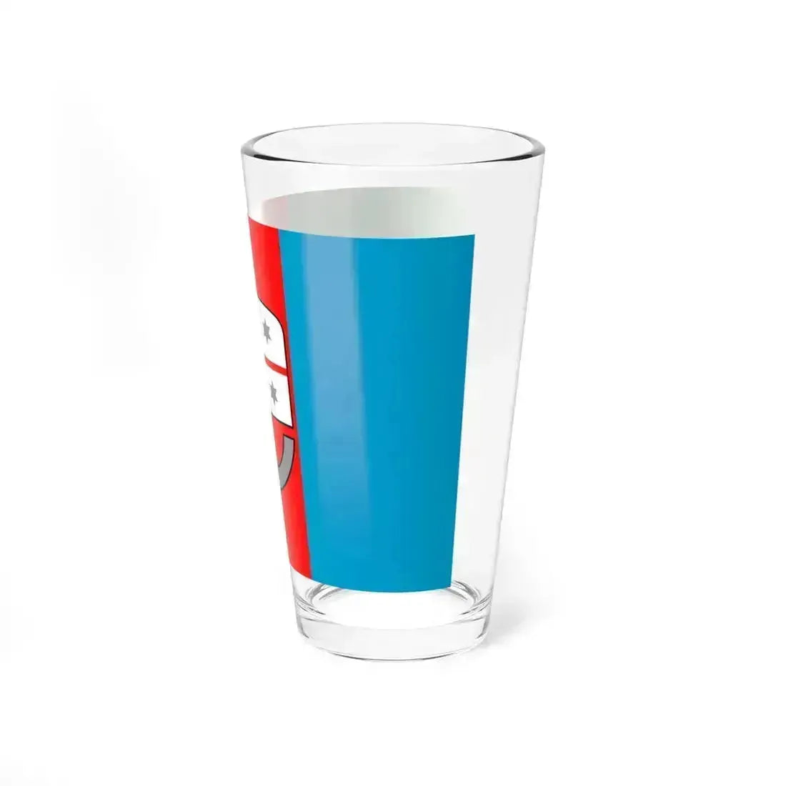 Flag of Liguria (Italy) Pint Glass 16oz - Go Mug Yourself