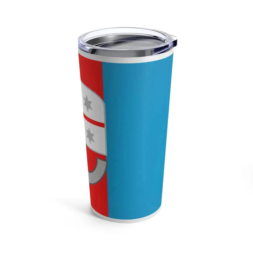 Flag of Liguria Italy - Tumbler 20oz - Go Mug Yourself