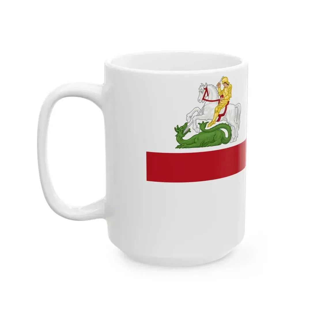 Flag of Liguria Lega Nord (Italy) White Coffee Mug - Go Mug Yourself