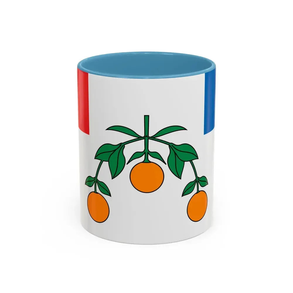 Flag of Lija Malta - Accent Coffee Mug 11oz Light Blue - Go Mug Yourself