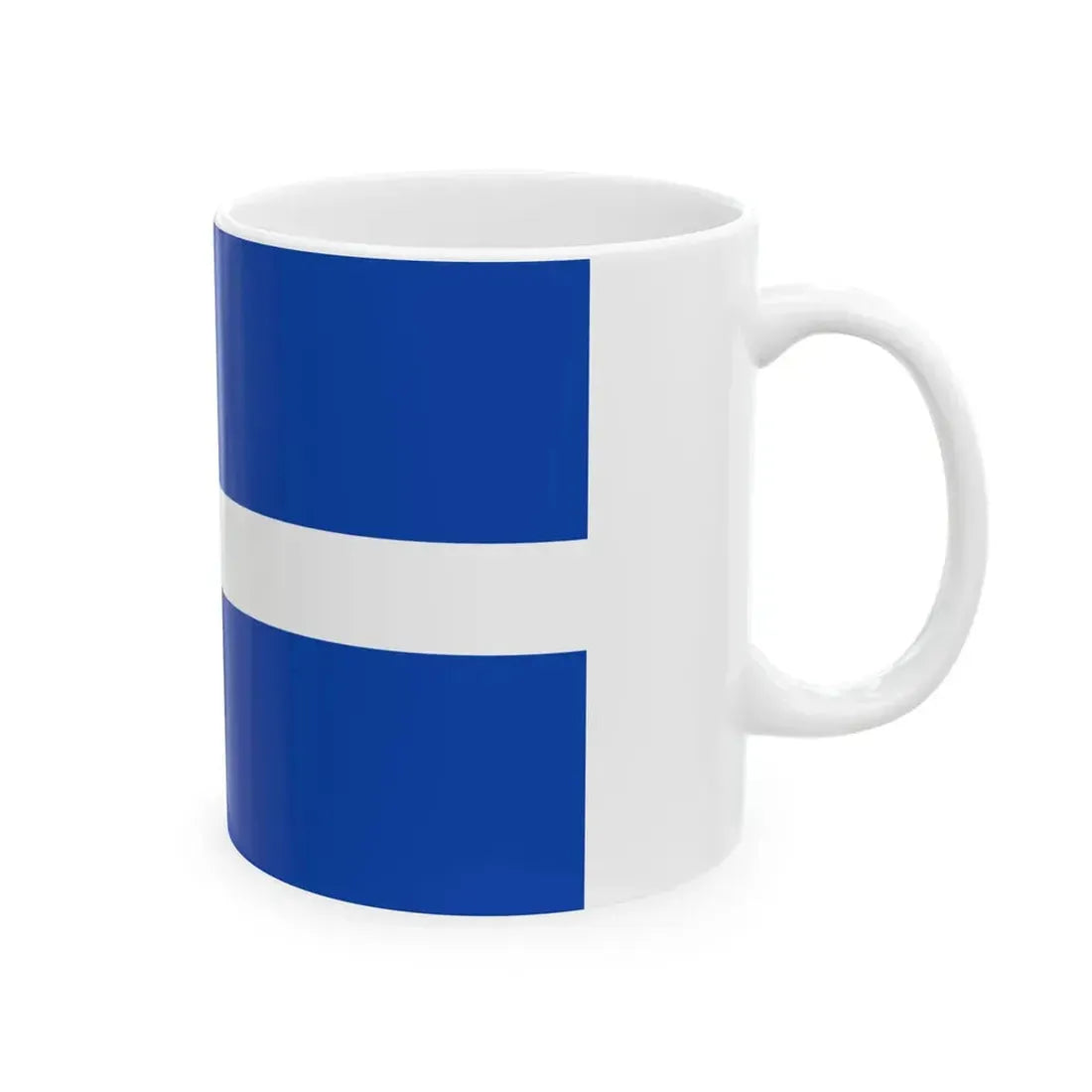 Flag of lIle dOlonne (France) White Coffee Mug - Go Mug Yourself