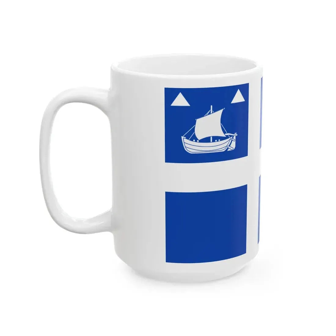 Flag of lIle dOlonne (France) White Coffee Mug - Go Mug Yourself