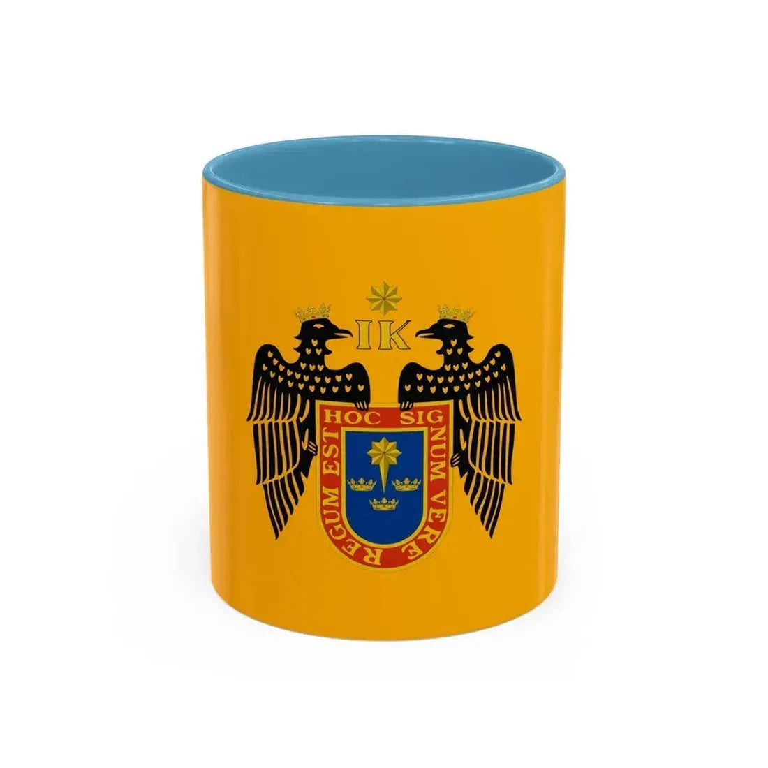Flag of Lima Peru - Accent Coffee Mug 11oz Light Blue - Go Mug Yourself