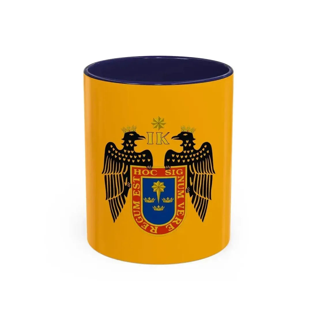 Flag of Lima Peru - Accent Coffee Mug 11oz Navy - Go Mug Yourself