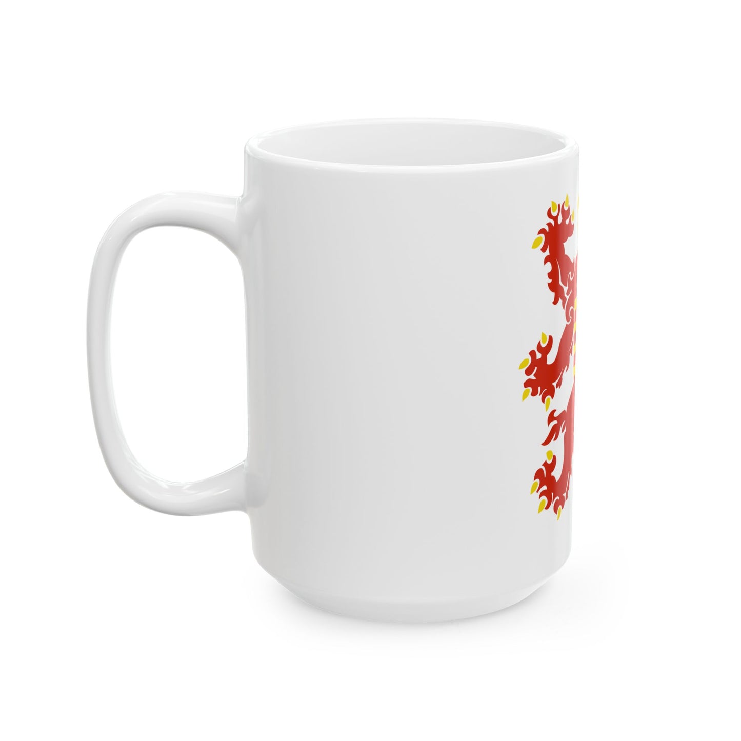 Flag of Limburg Belgium (Belgium) White Coffee Mug-Go Mug Yourself