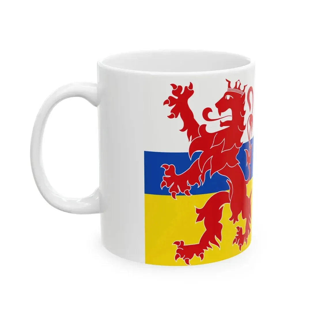 Flag of Limburg Netherlands (Netherlands) White Coffee Mug - Go Mug Yourself