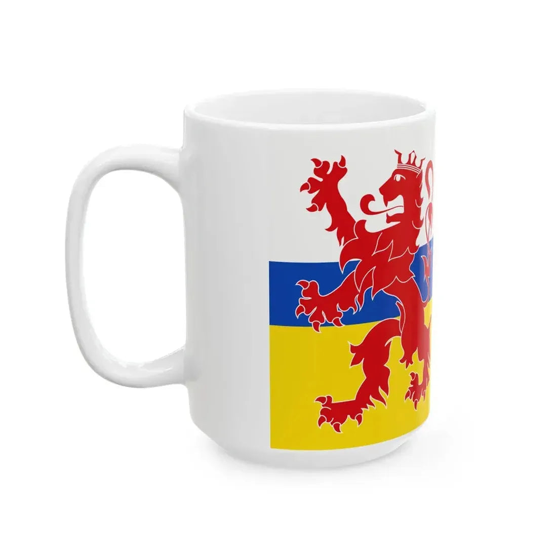 Flag of Limburg Netherlands (Netherlands) White Coffee Mug - Go Mug Yourself