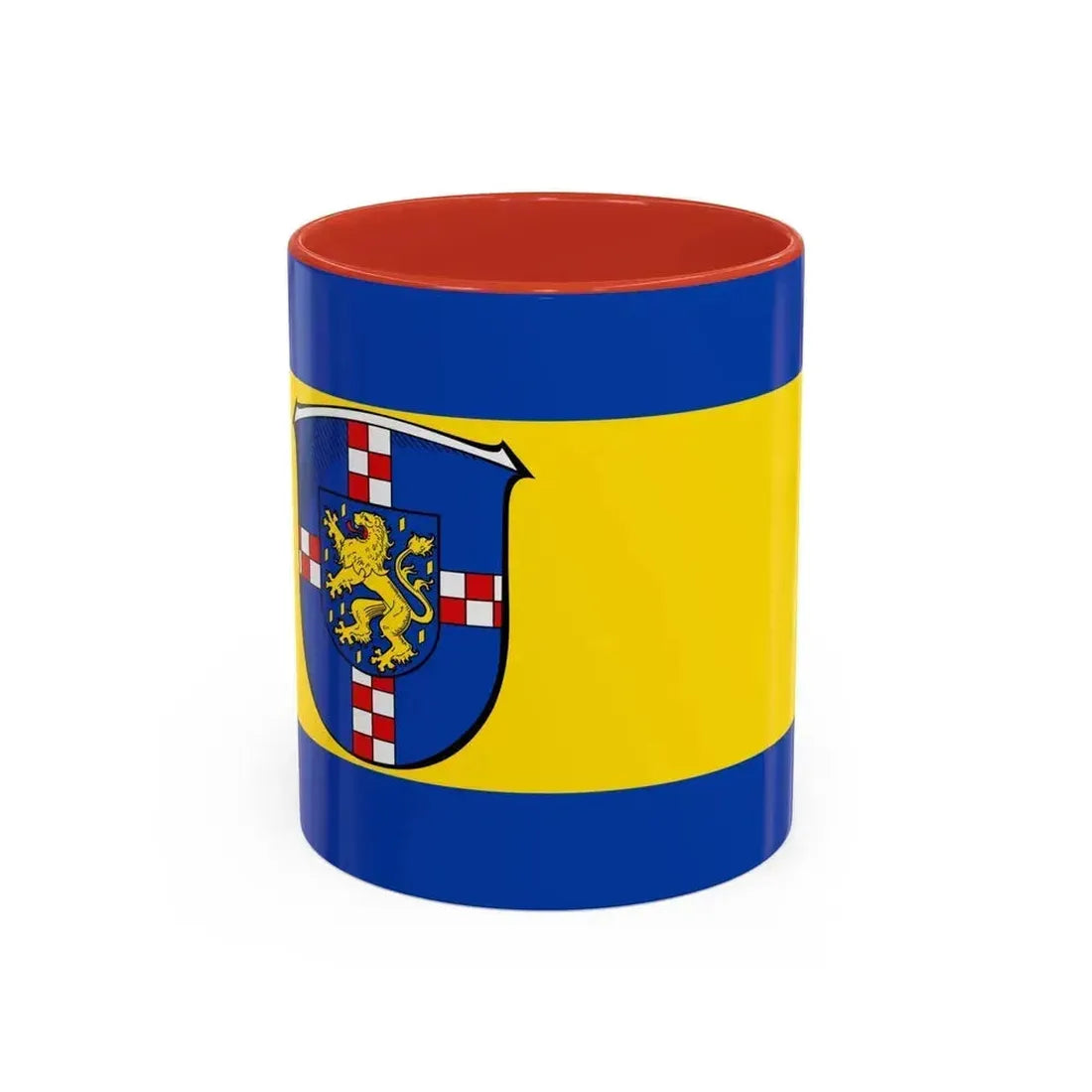 Flag of Limburg Weilburg Germany - Accent Coffee Mug 11oz Red - Go Mug Yourself