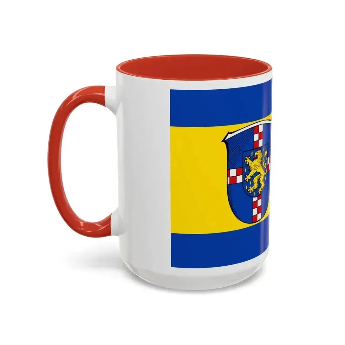Flag of Limburg Weilburg Germany - Accent Coffee Mug - Go Mug Yourself