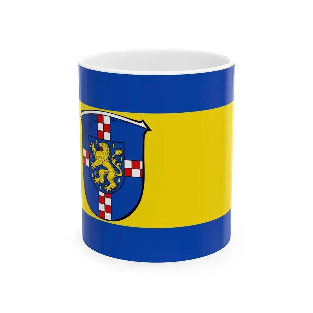Flag of Limburg Weilburg Germany - White Coffee Mug 11oz - Go Mug Yourself