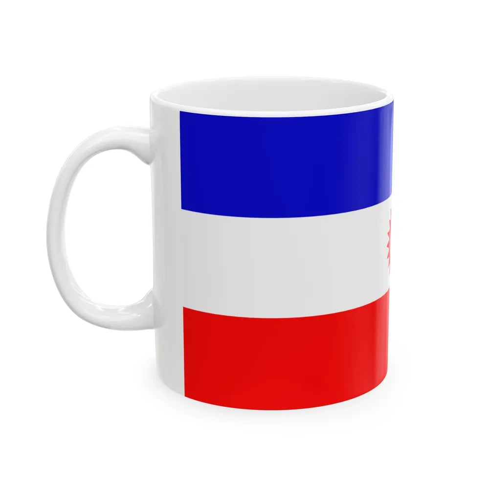 Flag of Limbuwan (Bhutan) White Coffee Mug - Go Mug Yourself