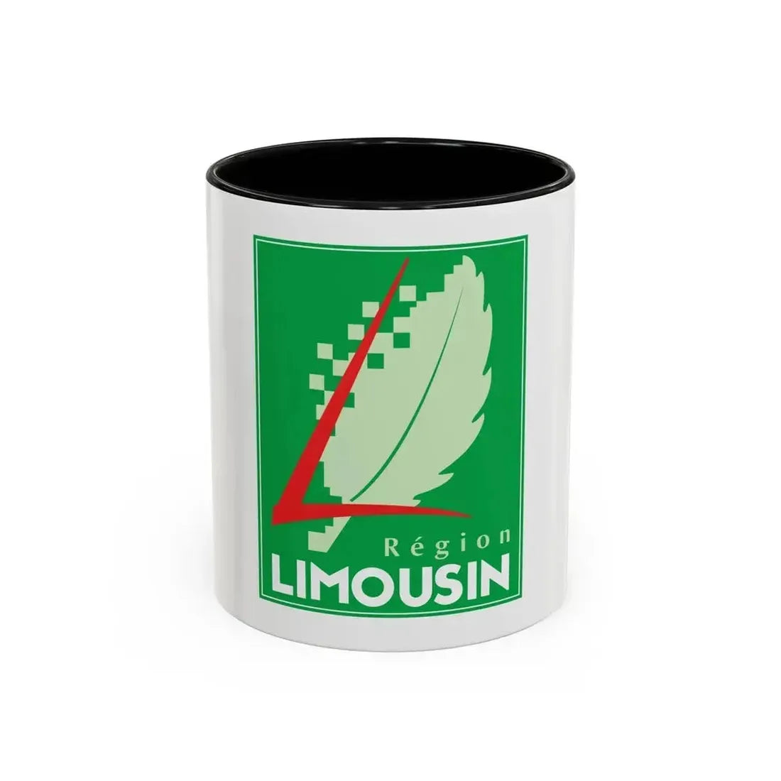 Flag of Limousin France 2 - Accent Coffee Mug 11oz Black - Go Mug Yourself