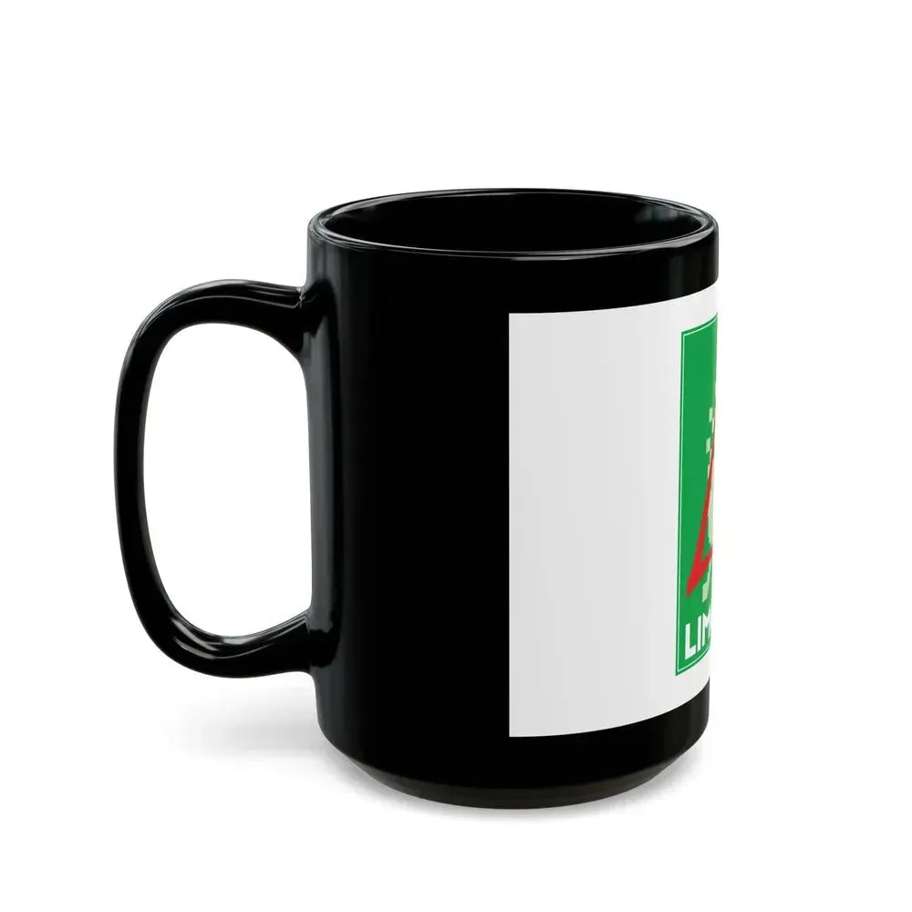 Flag of Limousin France 2 - Black Coffee Mug - Go Mug Yourself