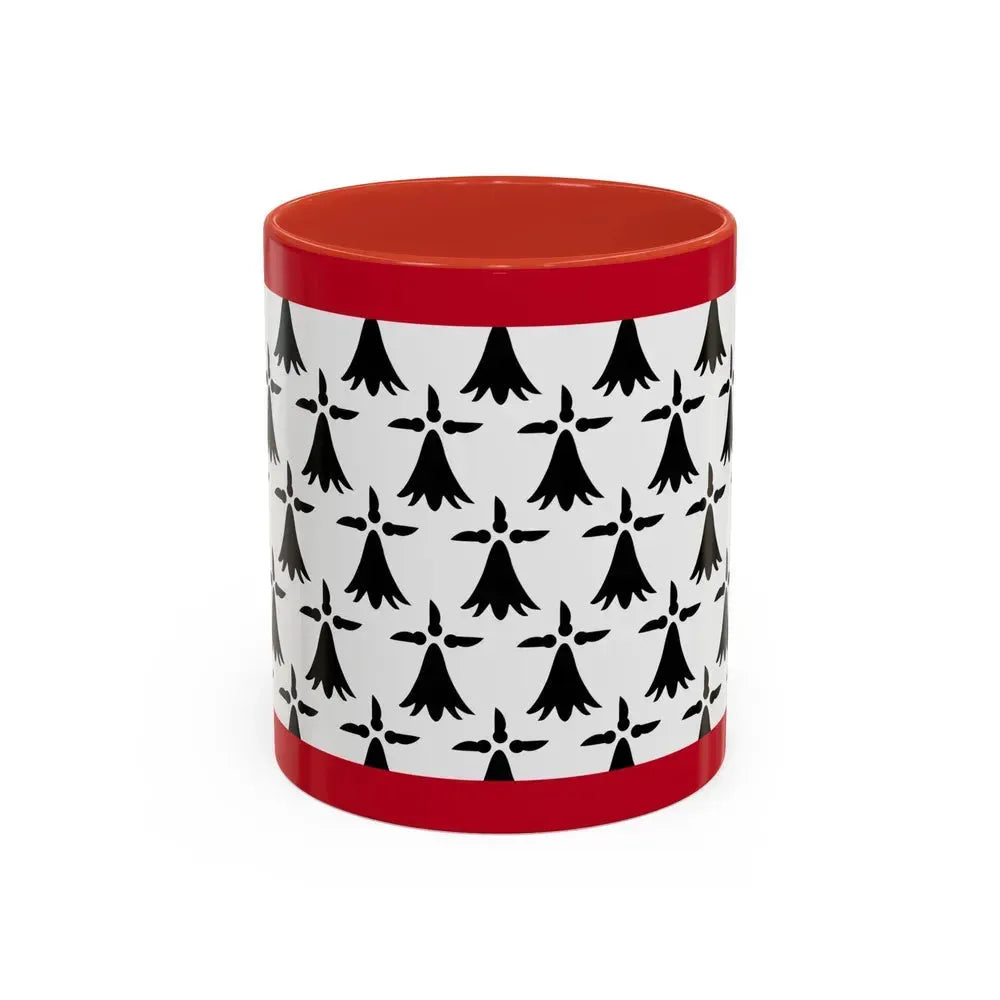 Flag of Limousin France - Accent Coffee Mug 11oz Red - Go Mug Yourself