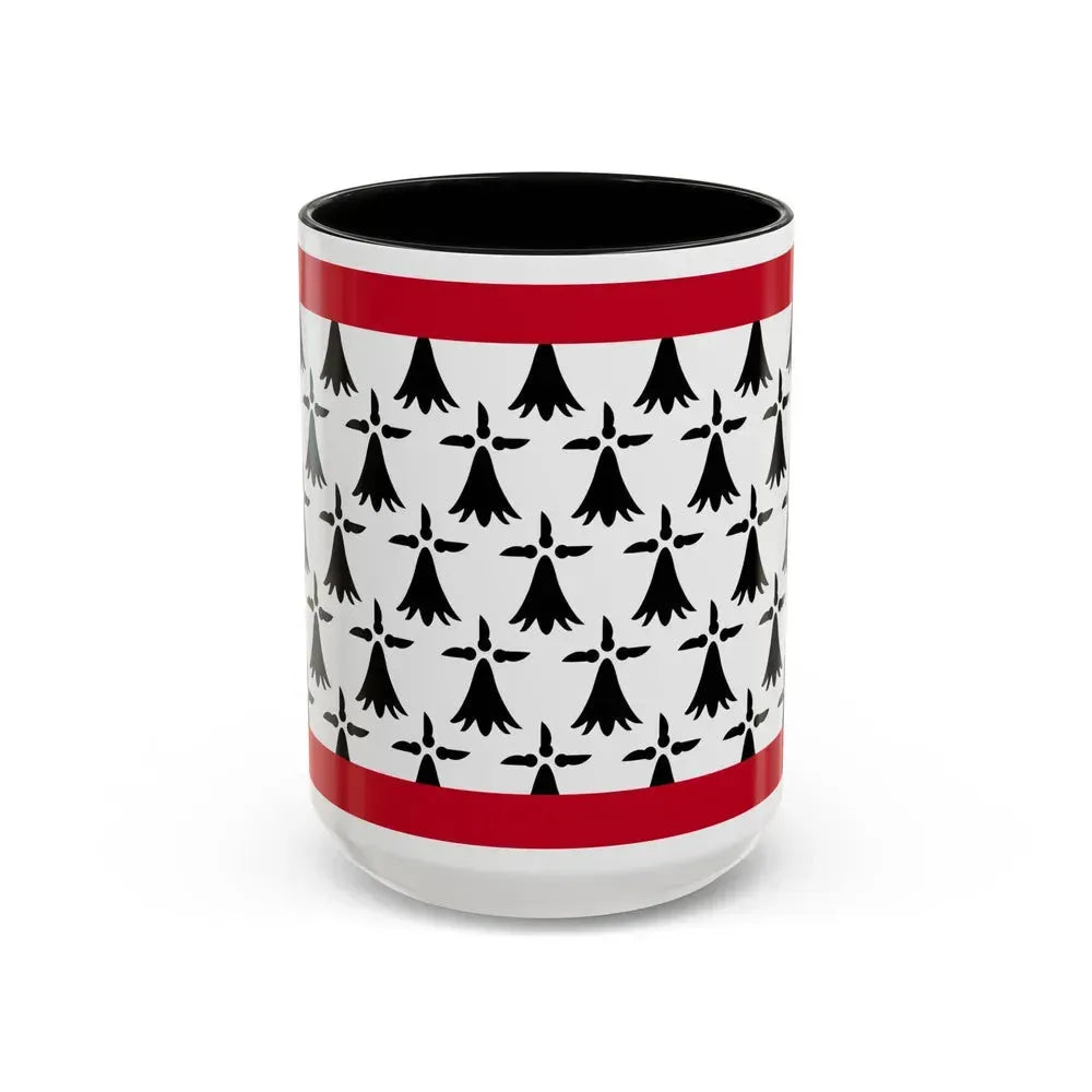 Flag of Limousin France - Accent Coffee Mug 15oz Black - Go Mug Yourself