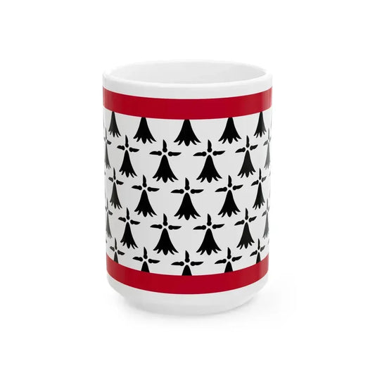Flag of Limousin France - White Coffee Mug 15oz - Go Mug Yourself