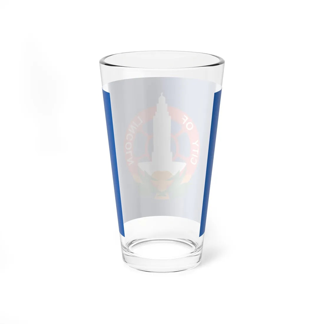 Flag of Lincoln Nebraska 1931-2022 (United States) Pint Glass 16oz - Go Mug Yourself