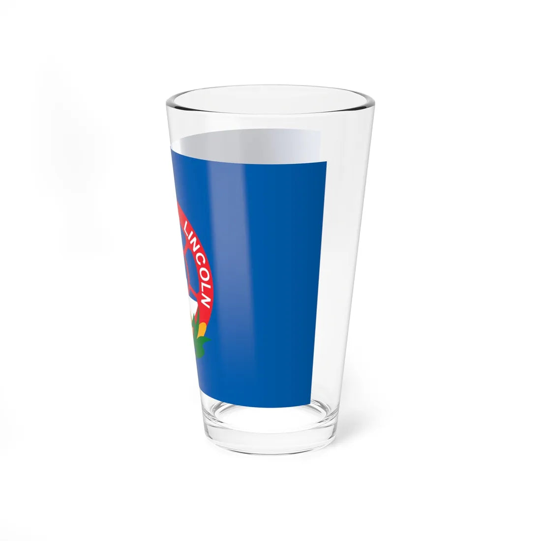 Flag of Lincoln Nebraska 1931-2022 (United States) Pint Glass 16oz - Go Mug Yourself