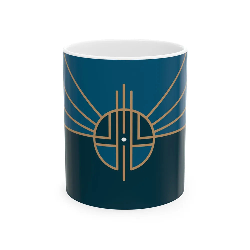 Flag of Lincoln Nebraska 2022 (United States) White Coffee Mug 11oz - Go Mug Yourself