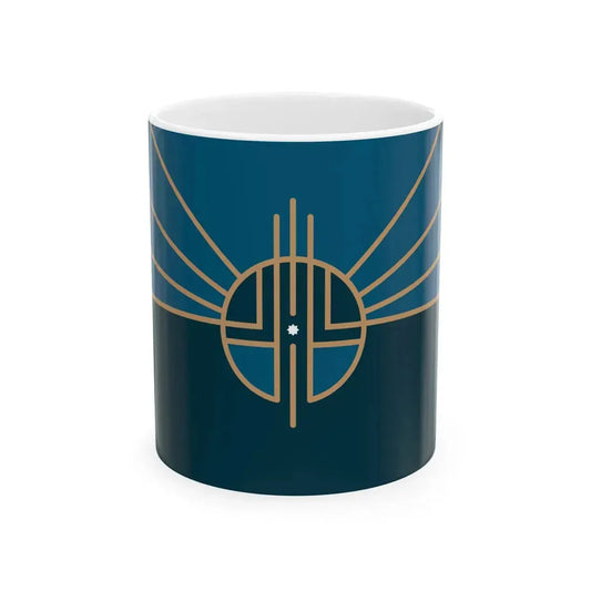 Flag of Lincoln Nebraska 2022 (United States) White Coffee Mug 11oz - Go Mug Yourself