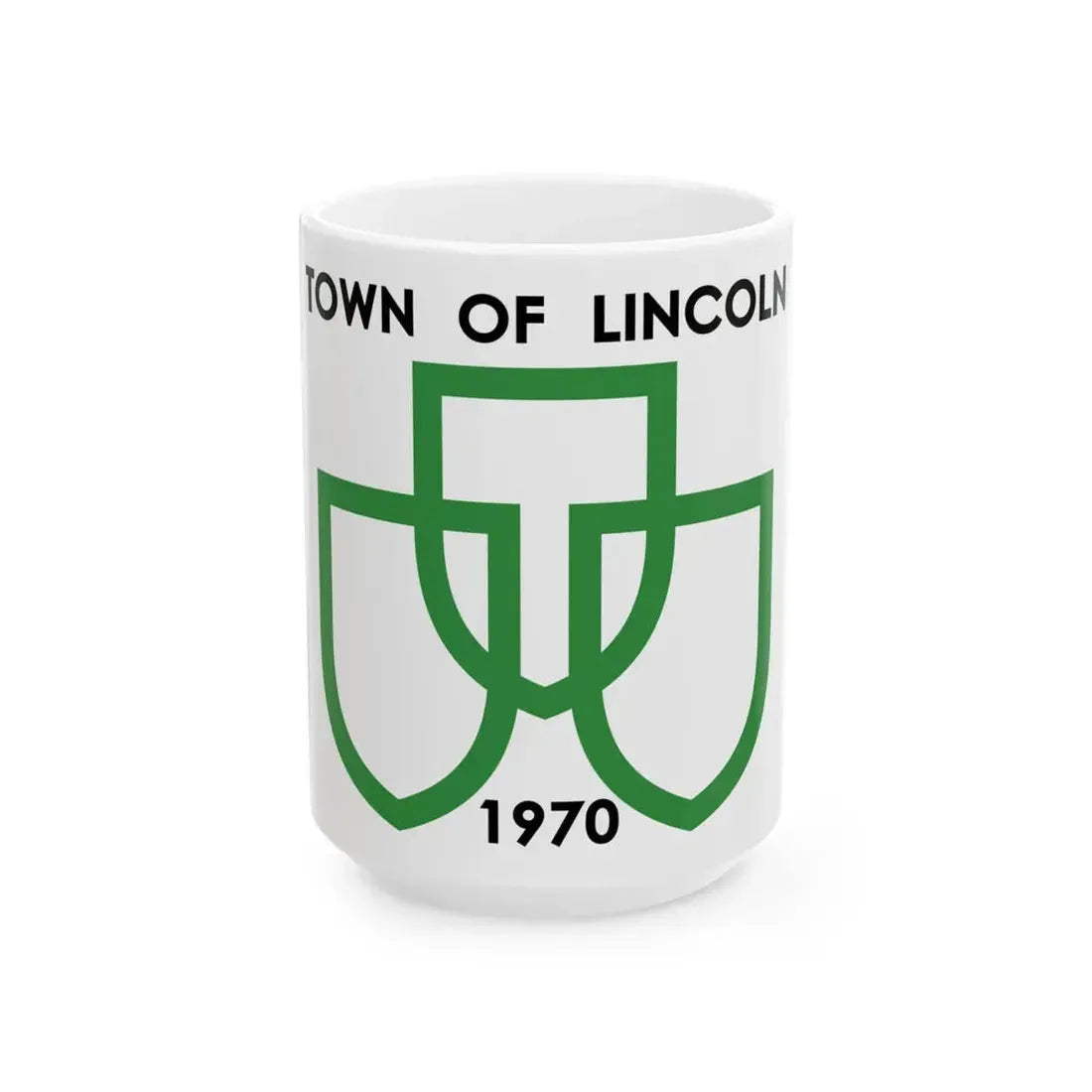 Flag of Lincoln Ontario (Canada) White Coffee Mug 15oz - Go Mug Yourself