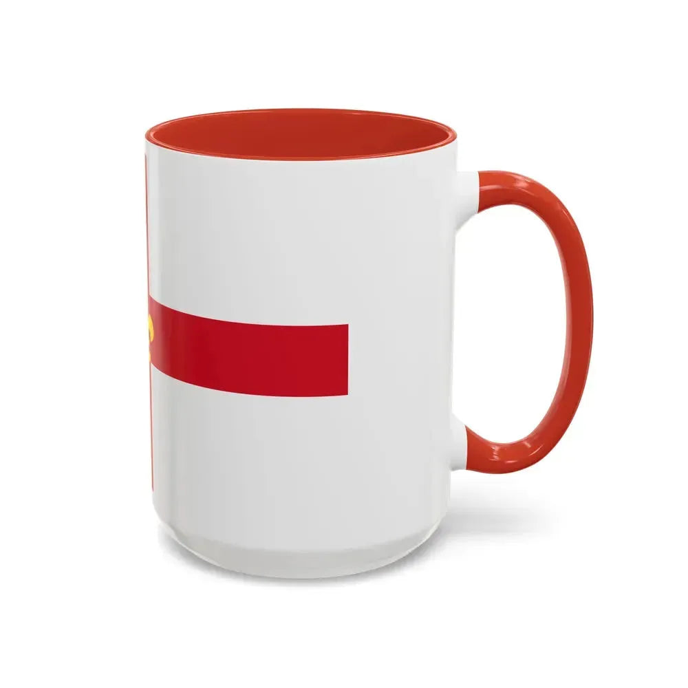 Flag of Lincoln UK - Accent Coffee Mug - Go Mug Yourself