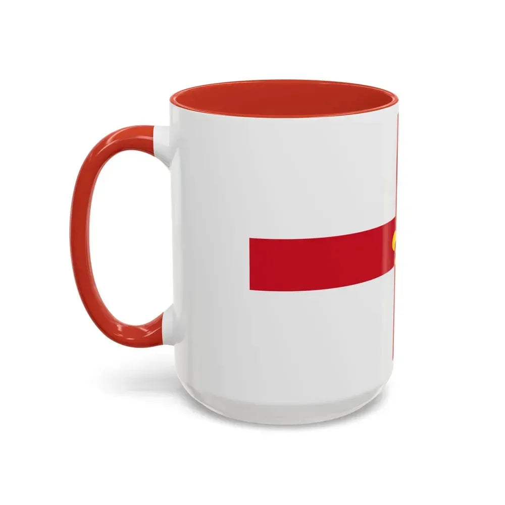 Flag of Lincoln UK - Accent Coffee Mug - Go Mug Yourself