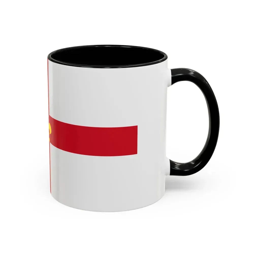 Flag of Lincoln UK - Accent Coffee Mug - Go Mug Yourself