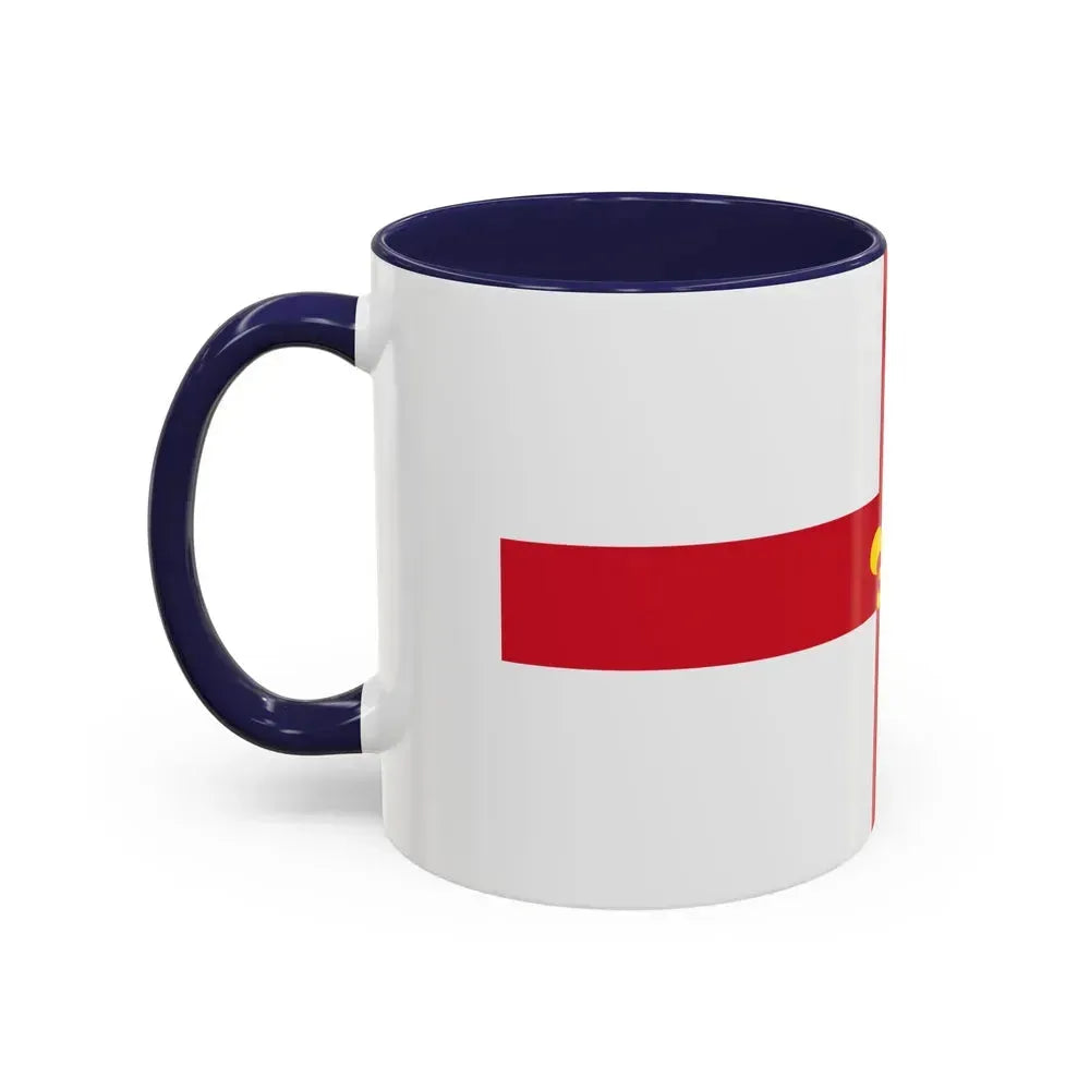 Flag of Lincoln UK - Accent Coffee Mug - Go Mug Yourself