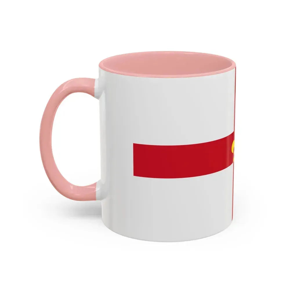 Flag of Lincoln UK - Accent Coffee Mug - Go Mug Yourself