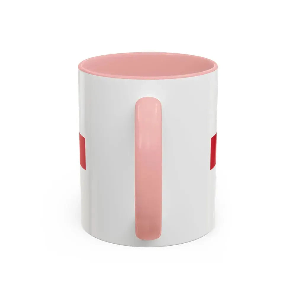 Flag of Lincoln UK - Accent Coffee Mug - Go Mug Yourself
