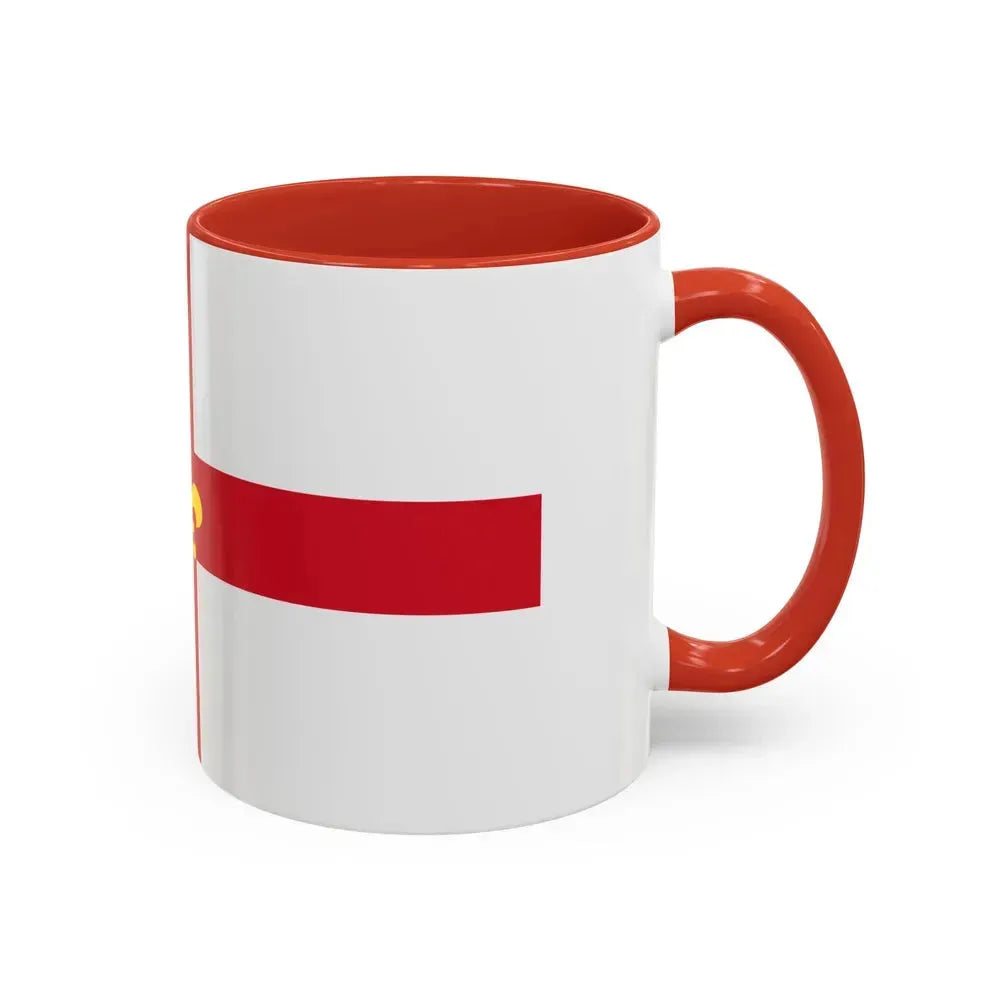 Flag of Lincoln UK - Accent Coffee Mug - Go Mug Yourself