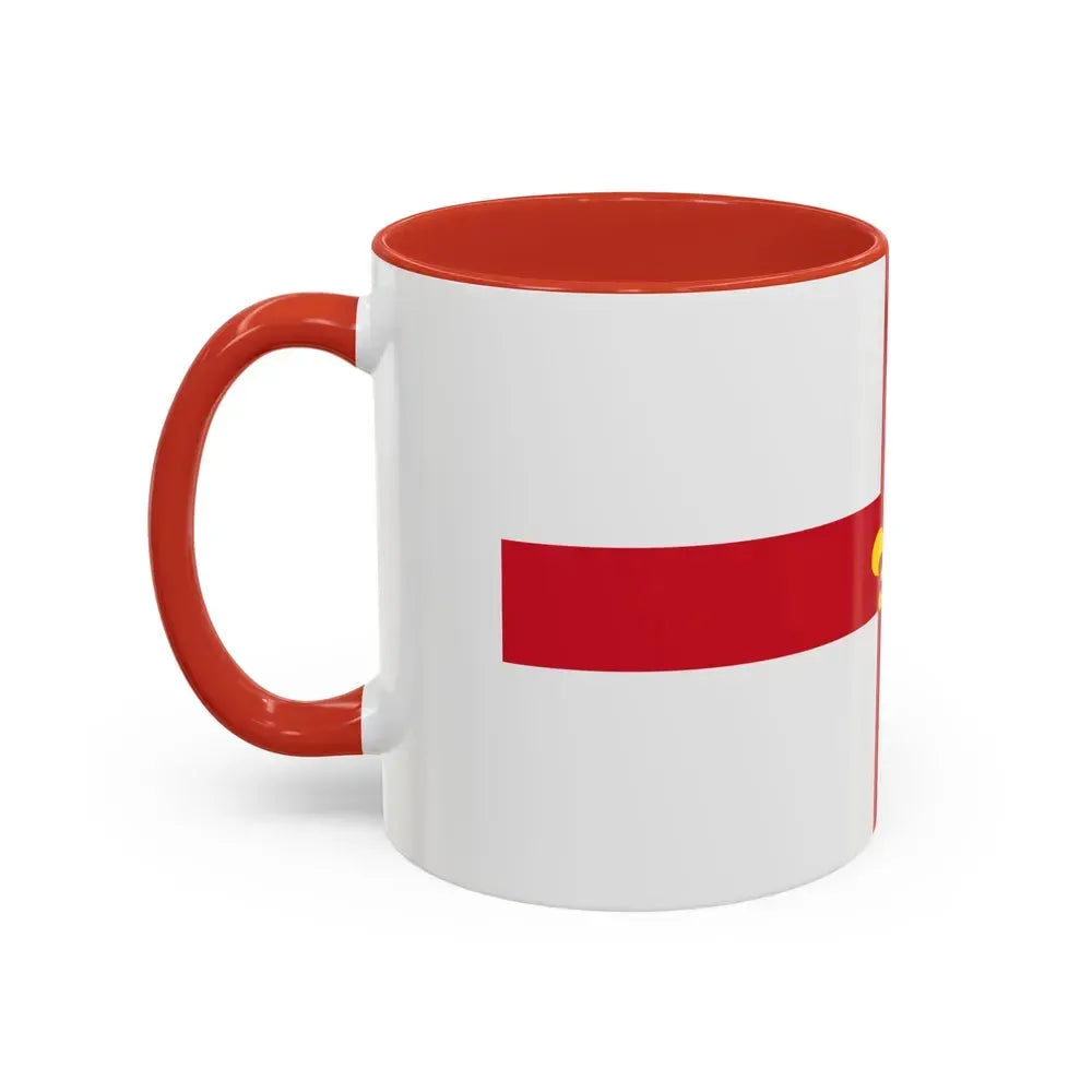 Flag of Lincoln UK - Accent Coffee Mug - Go Mug Yourself
