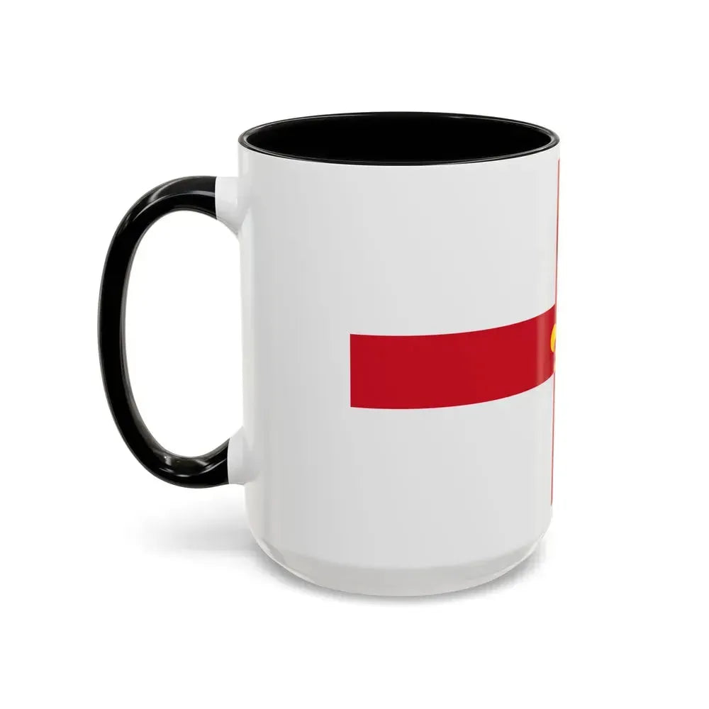 Flag of Lincoln UK - Accent Coffee Mug - Go Mug Yourself
