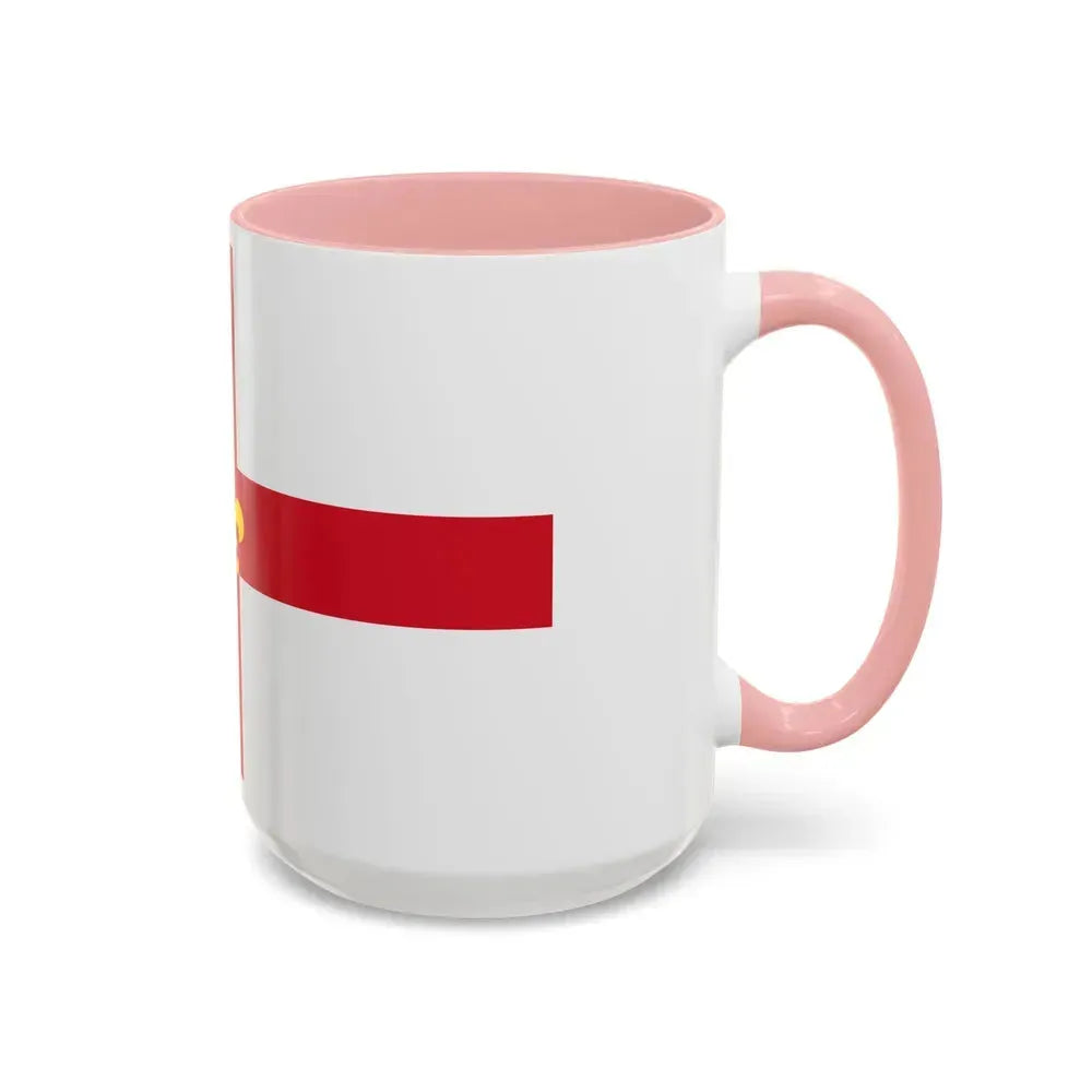 Flag of Lincoln UK - Accent Coffee Mug - Go Mug Yourself