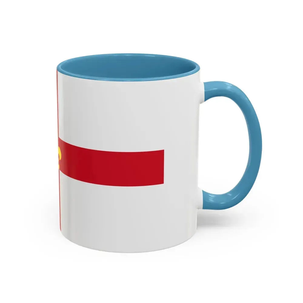Flag of Lincoln UK - Accent Coffee Mug - Go Mug Yourself