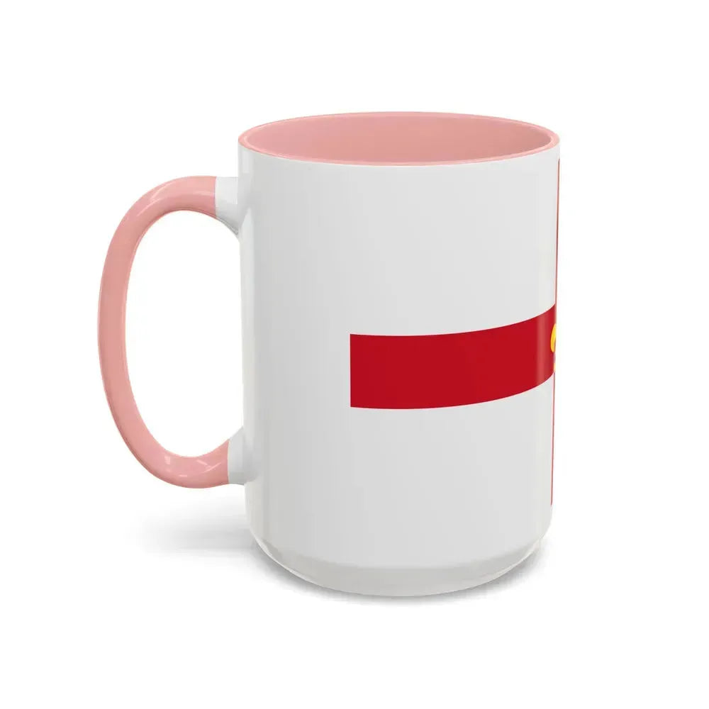 Flag of Lincoln UK - Accent Coffee Mug - Go Mug Yourself