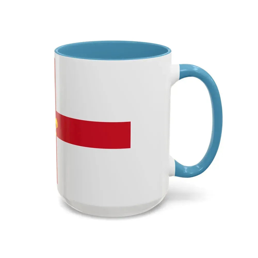 Flag of Lincoln UK - Accent Coffee Mug - Go Mug Yourself