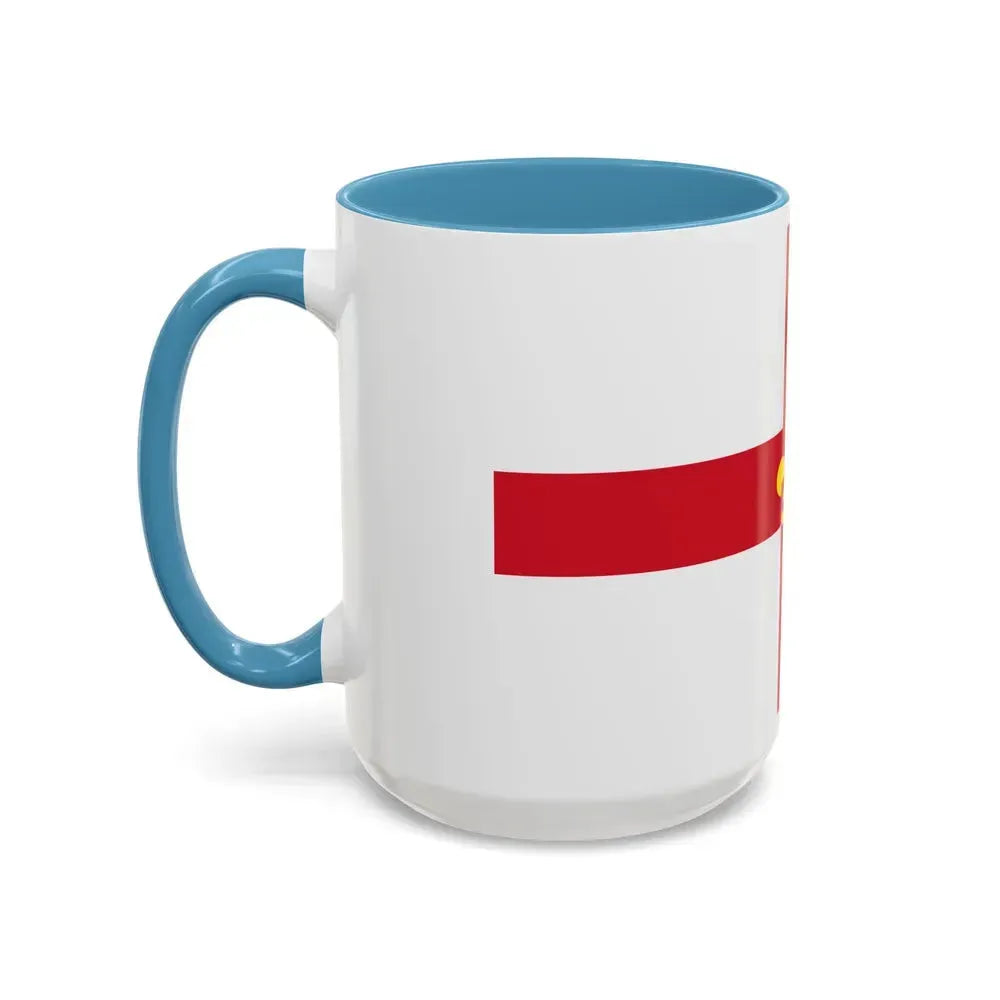 Flag of Lincoln UK - Accent Coffee Mug - Go Mug Yourself