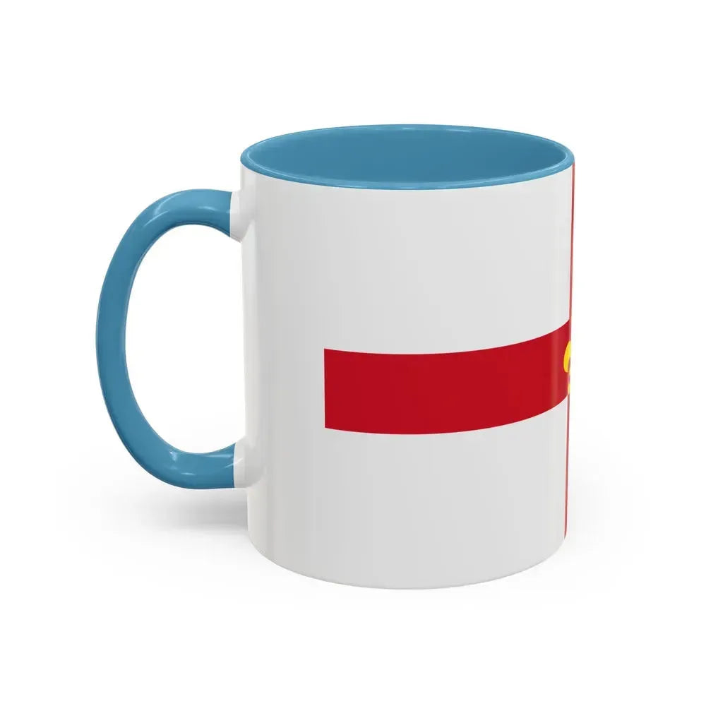 Flag of Lincoln UK - Accent Coffee Mug - Go Mug Yourself