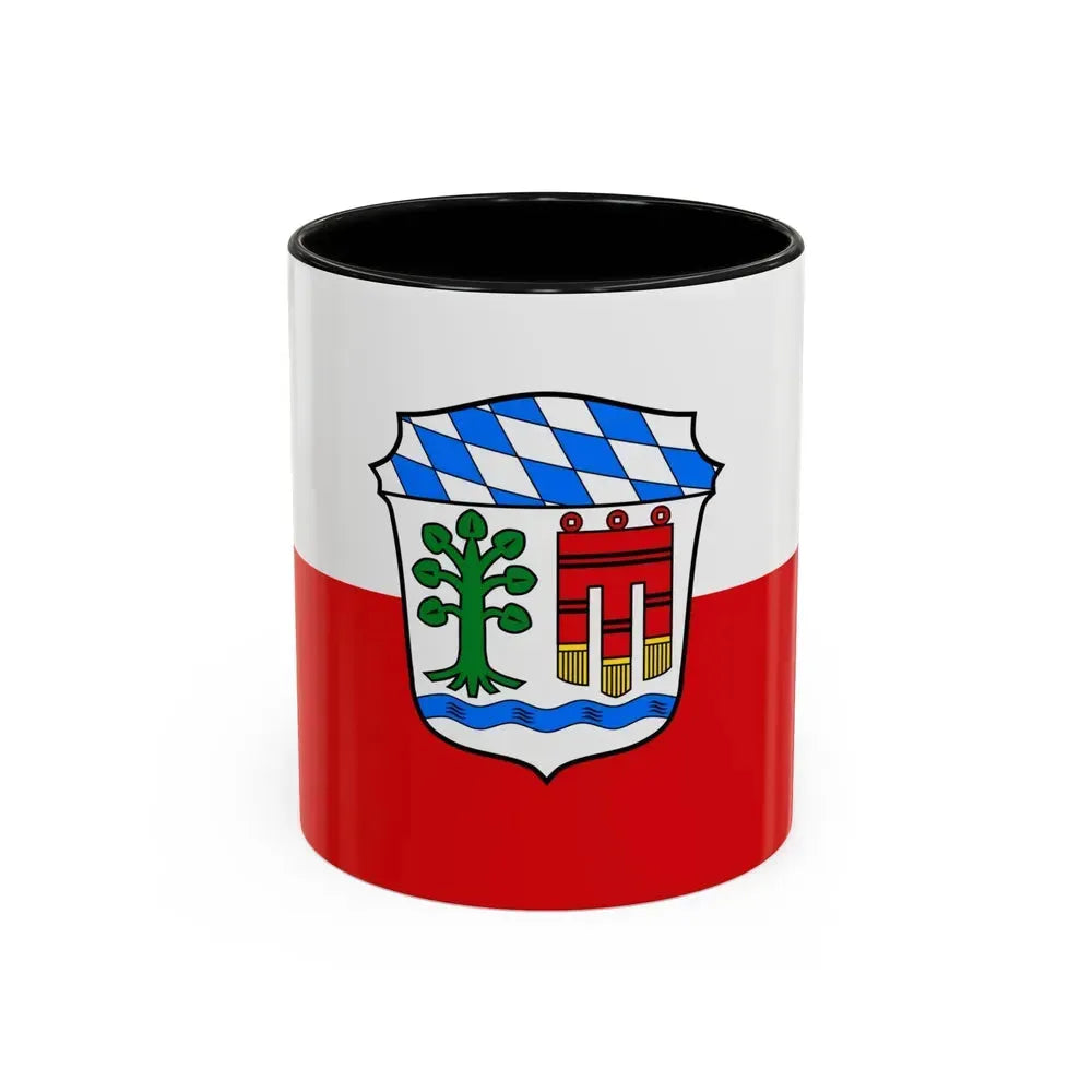 Flag of Lindau Germany - Accent Coffee Mug 11oz Black - Go Mug Yourself
