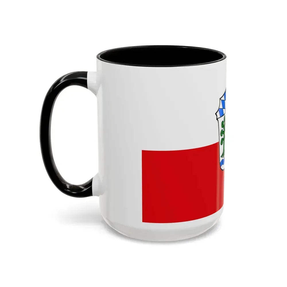 Flag of Lindau Germany - Accent Coffee Mug - Go Mug Yourself