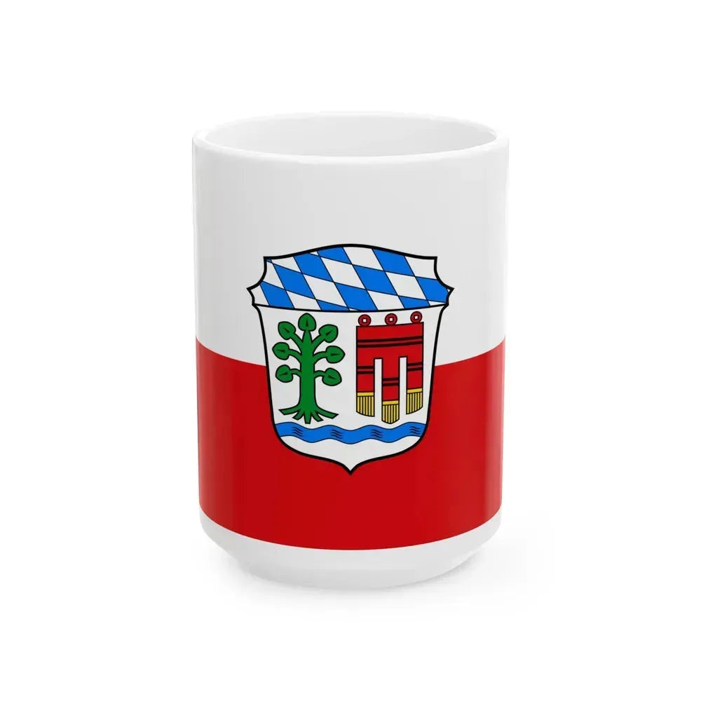 Flag of Lindau Germany - White Coffee Mug 15oz - Go Mug Yourself