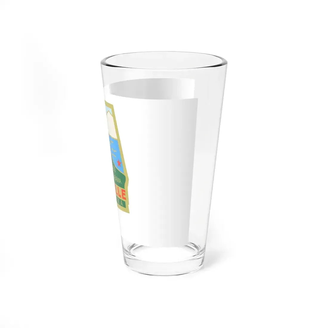 Flag of Lineville Alabama (United States) Pint Glass 16oz - Go Mug Yourself