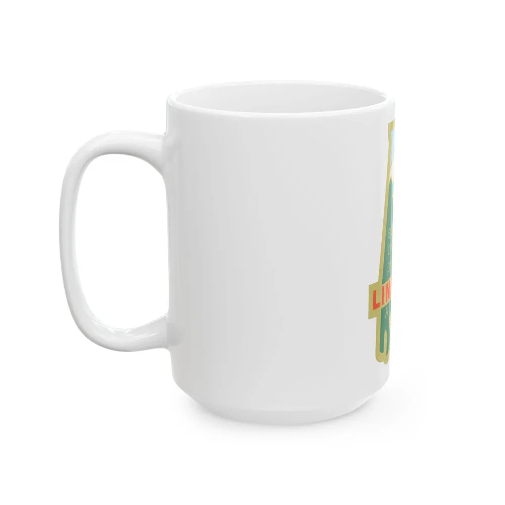 Flag of Lineville Alabama (United States) White Coffee Mug - Go Mug Yourself
